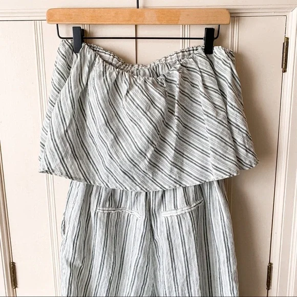 Joie Brogan Stripe Linen Jumpsuit